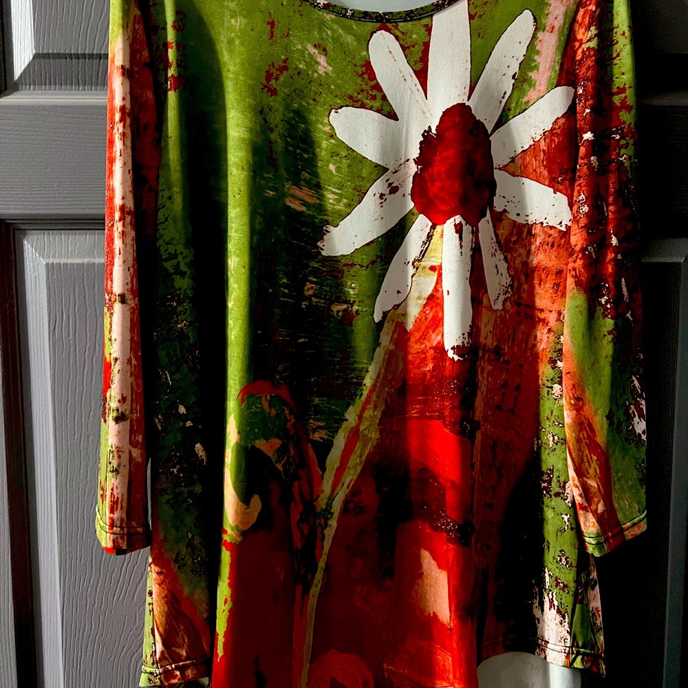3/4 sleeve tunic top